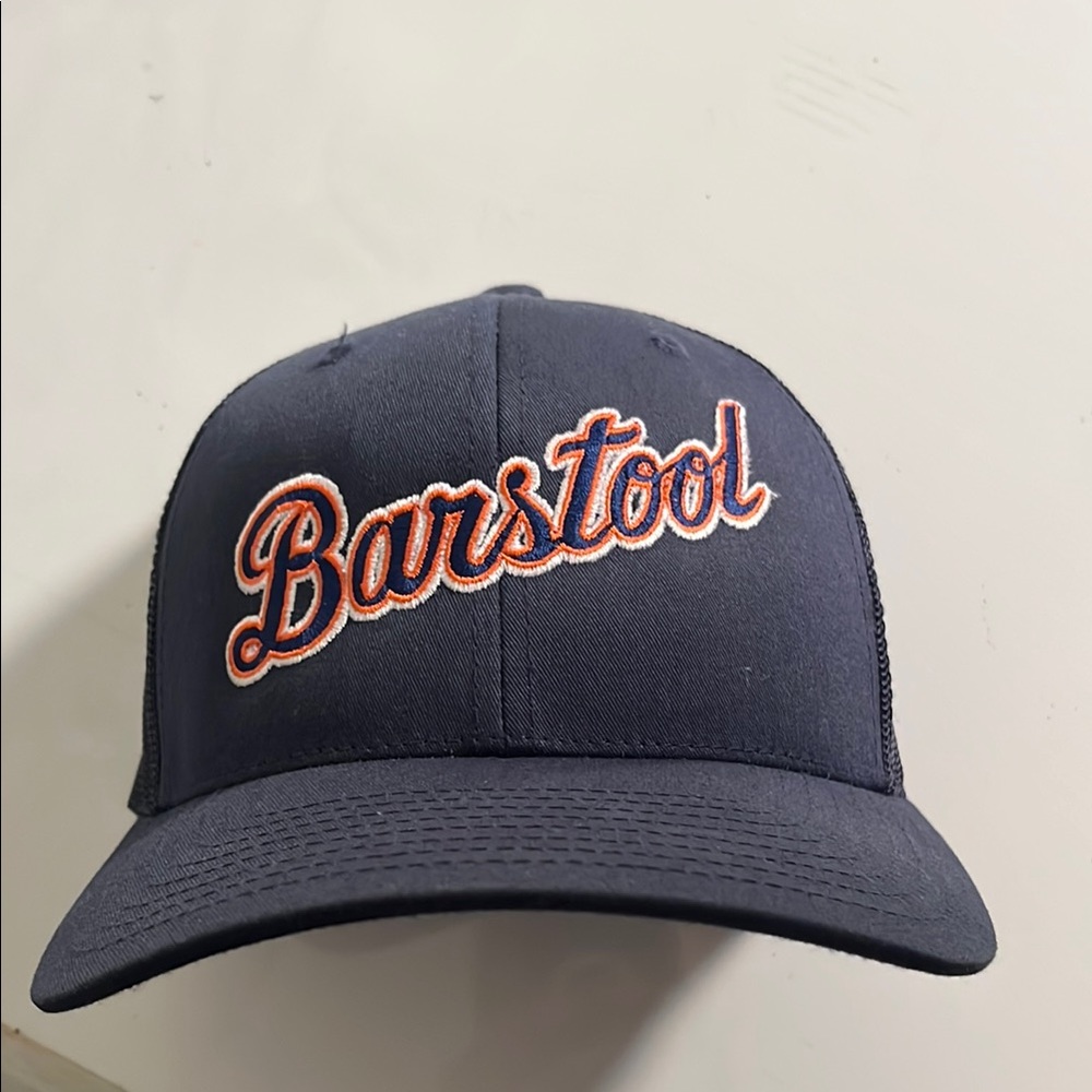 The Classic Blue Baseball Hat with Embroidered Design